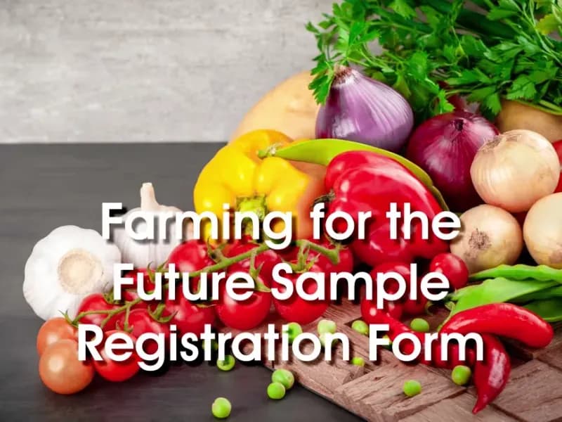 Labserve Laboratories Farming for the Future sample request form