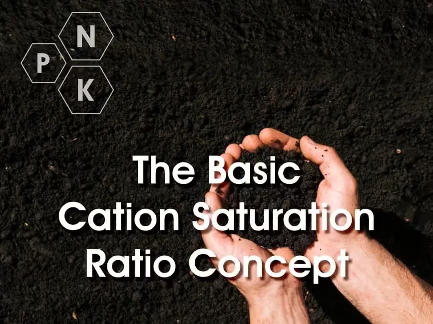 The basic cation saturation ratio concept for soil analysis interpretation